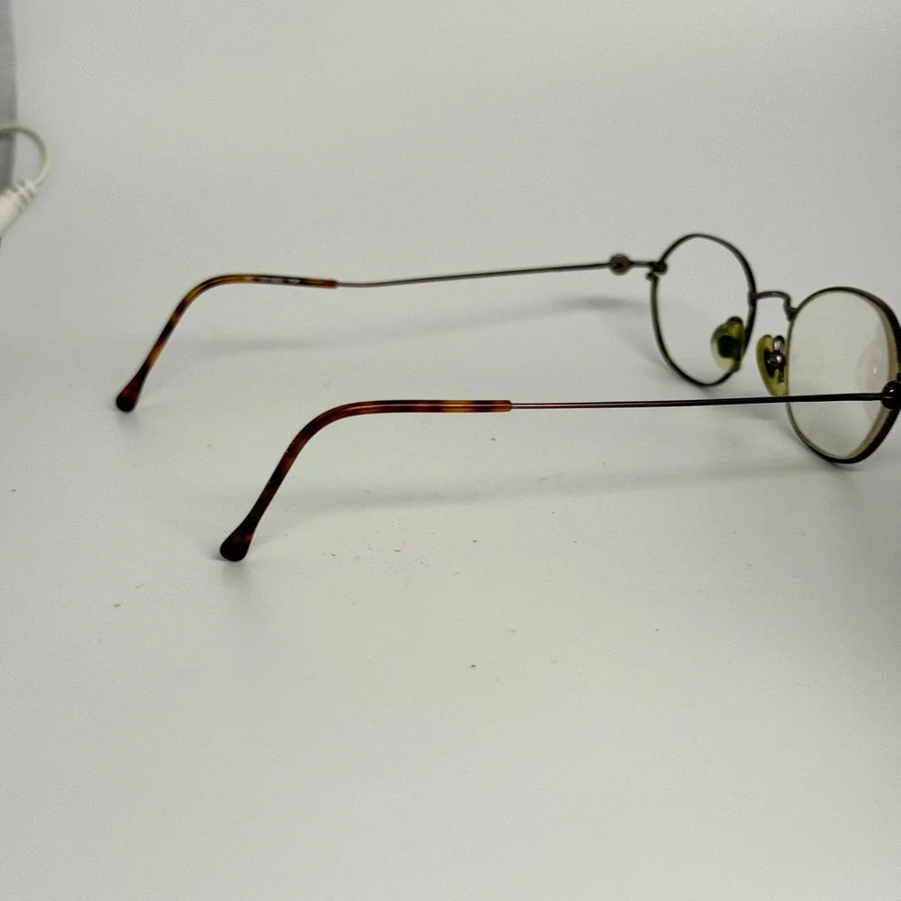 Gucci GG 2623‎ 7GK Oval Metal Eyeglasses Frames Bronze Tortoise Italy 48-19-140